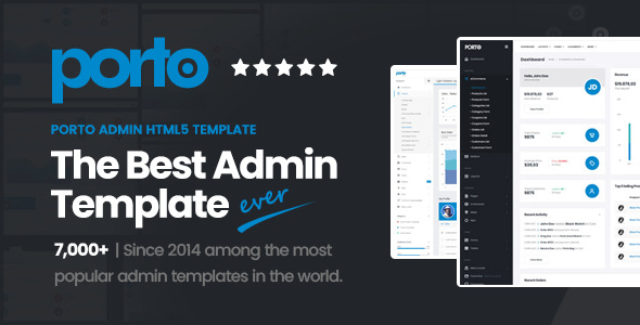 Porto Admin v4.3.0 - 响应式 HTML5 模板