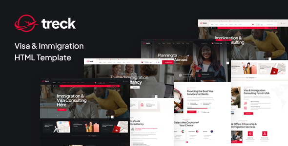 Treck - Immigration & Visa Consulting HTML Template