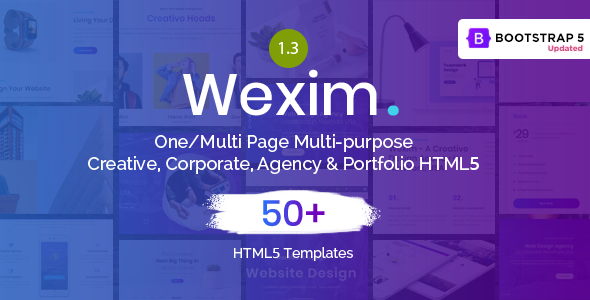 Wexim v1.3 - One Page Parallax