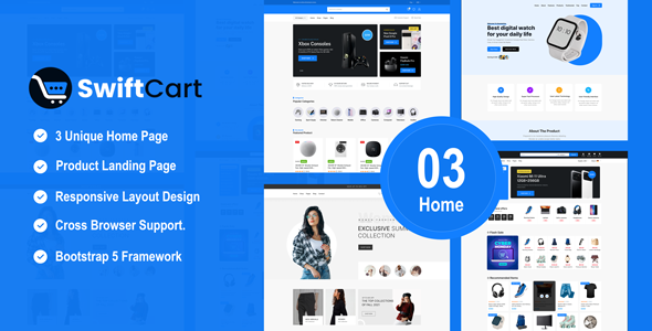 SwiftCart - E-commerce Multipurpose HTML Template