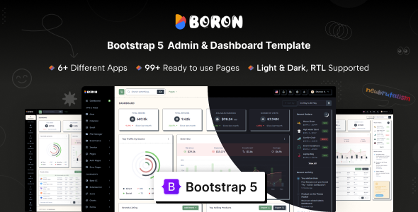 Boron - Admin and Dashboard Template