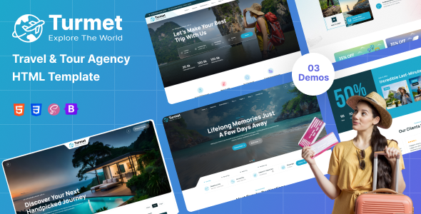 Turmet - 旅行社 HTML 模板