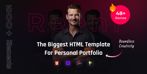 Reeni v2.0.1 - HTML Personal Portfolio Resume Template