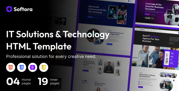 Softora - IT Solutions and Technology HTML Template