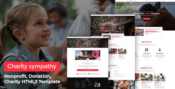 Charity Compassion - Nonprofit, Donation, Charity HTML5 Template