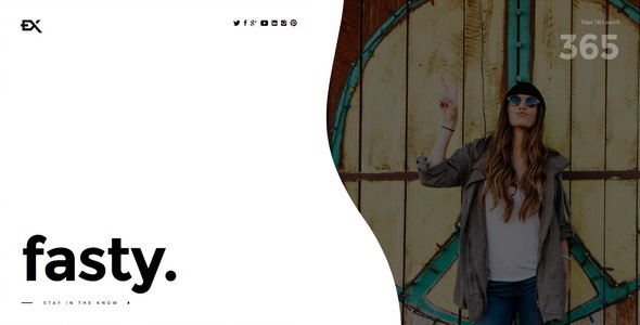 Fasty - Under Construction / Coming Soon Template preview 1