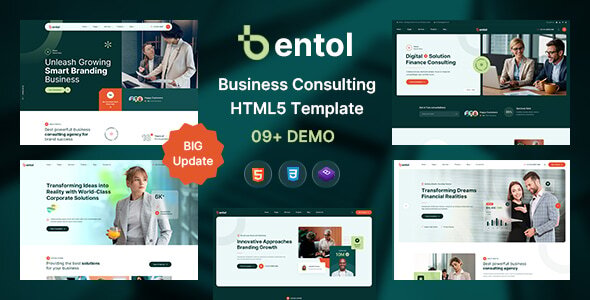 Bentol - Business Consulting HTML5 Template preview 1