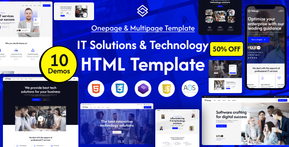 Tekup - Technology IT Services HTML Template preview 1