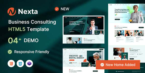 Nexta - Business Consulting HTML5 Template preview 1