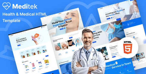 Meditek - Health & Medical HTML Template preview 1