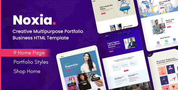 Noxia - Creative Multipurpose HTML Template preview 1