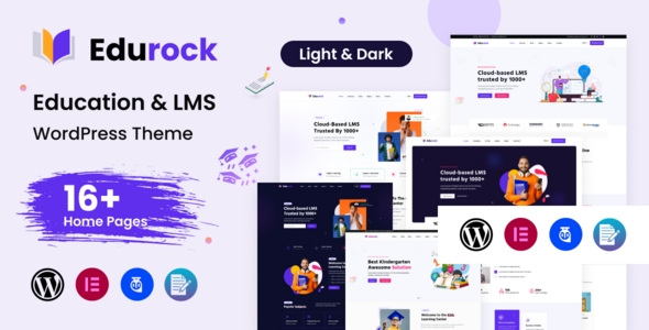 Edurock v1.0.9 - 教育 WordPress 主题 preview 1