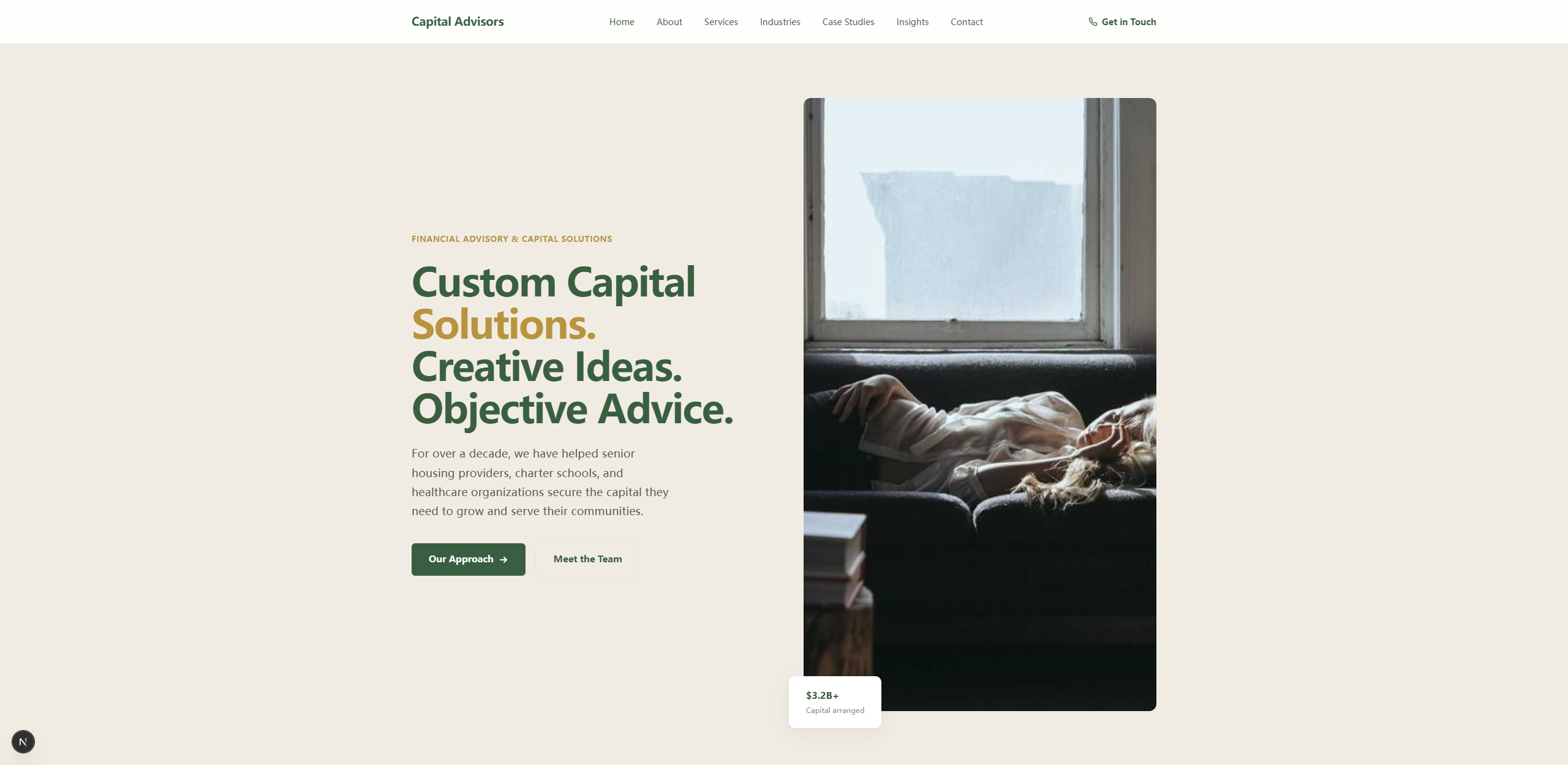 Capital Advisors — Investment Advisory Next.js Template