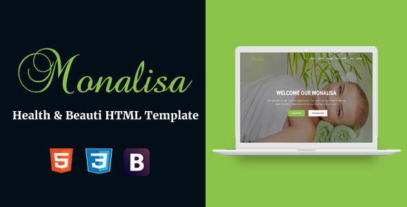 Monalisa - Health and Beauty HTML Template