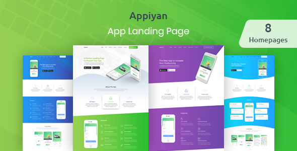 Appiyan - App Landing HTML5 Template