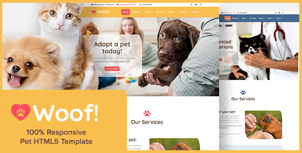 Wei! v2.0 - Pet HTML5 Template