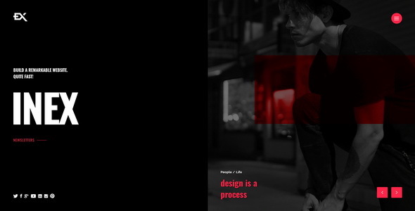 Inex - Coming Soon Creative Template