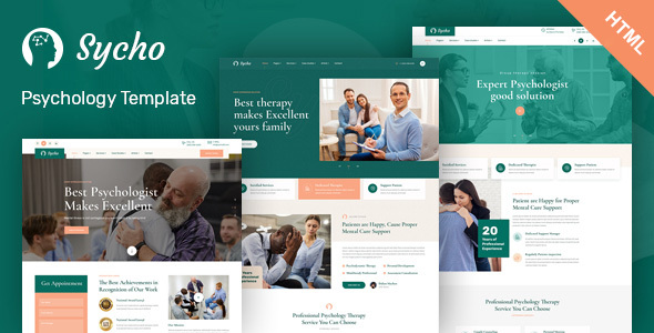 Sycho - Psychology and Counseling HTML5 Template