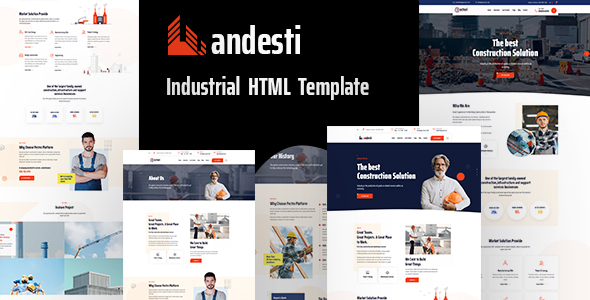 Andesti – 工业 HTML 模板