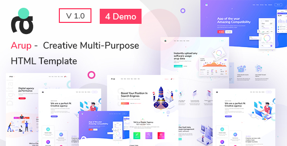 Arup - Creative Multipurpose HTML Template