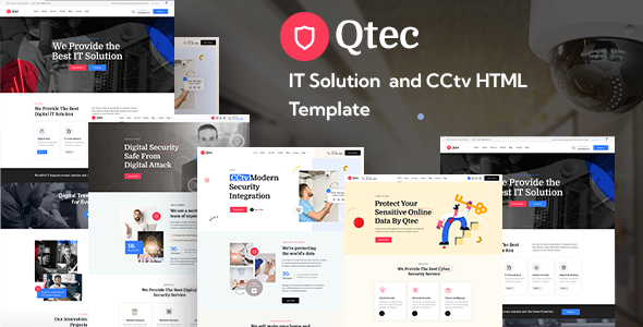 Qtec - CCTV & Security HTML Template