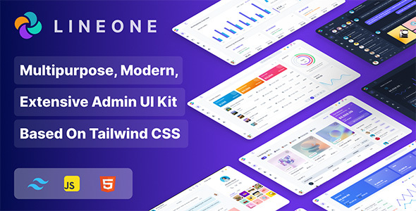 Lineone v3.2.1 - Multipurpose Tailwind CSS Admin Template (HTML, HTML + Laravel)