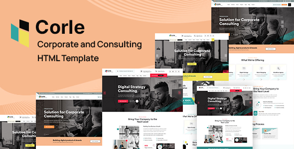 Corle - Business and Consulting HTML Template