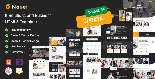 Nosei - Business Technology IT Services and IT Company HTML Template