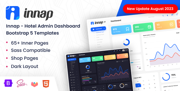 Innap v1.1 - Hotel Management Dashboard Bootstrap 5 Template