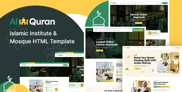 Alquran - Islamic Academy and Mosque HTML Template