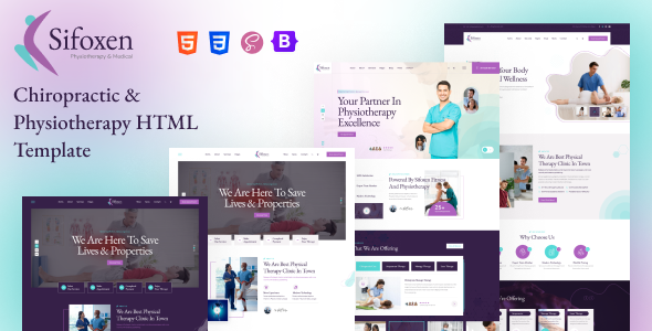 Sifoxen - Chiropractic and Physical Therapy HTML Template