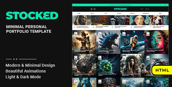 Stock - Personal Portfolio HTML Template