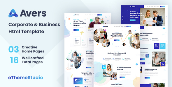 Avers - Corporate and Business HTML Template