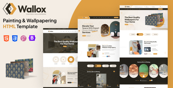 Wallox v1.0 - Painting and Wallpaper HTML Template