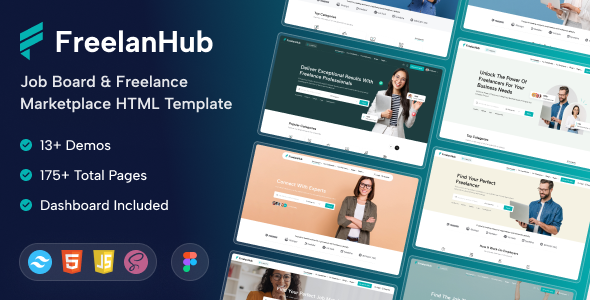 FreelanHub - Job Board and Freelancer Marketplace HTML Template