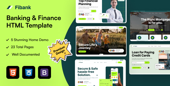 Fibank - Banking and Finance HTML5 Template