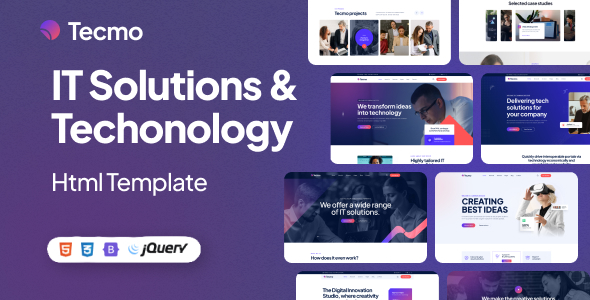 Tecmo - IT Solutions and Technology HTML Template
