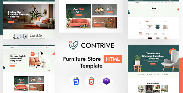 Contrive - Furniture Store HTML Template