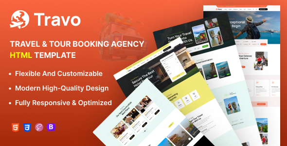 Travo - Travel Booking HTML Template
