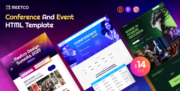 Meetco - Events & Conference HTML Template