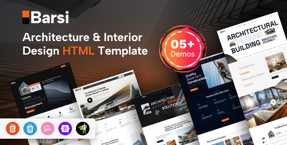 Barsi - Architecture and Interior Design HTML Template