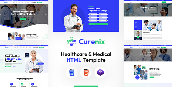 Curenix - Healthcare & Medical HTML Template