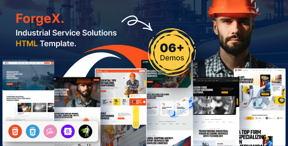 Forgex - Factory and Industrial HTML Template