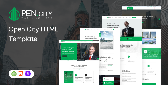 OpenCity - Politics and Government HTML Template