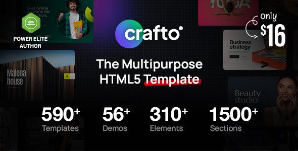Crafto v3.0 - 多用途 HTML5 模板