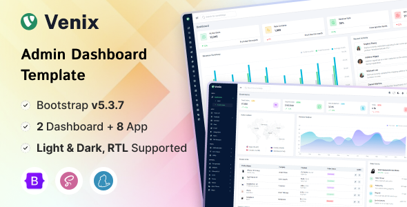 Venix v1.0 - Bootstrap 5 Admin Dashboard Template