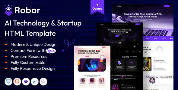 Robor – AI & Automation Integration HTML Template