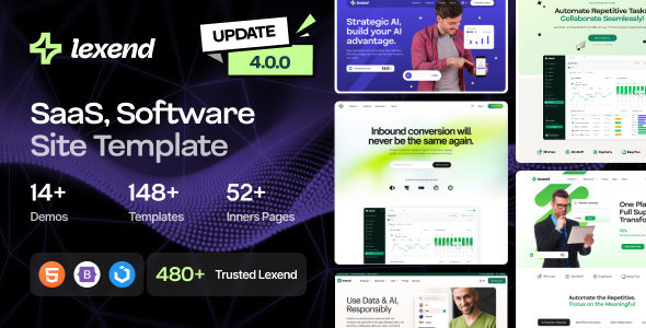 Lexend v4.0 - Software, SaaS and Startup HTML5 Template