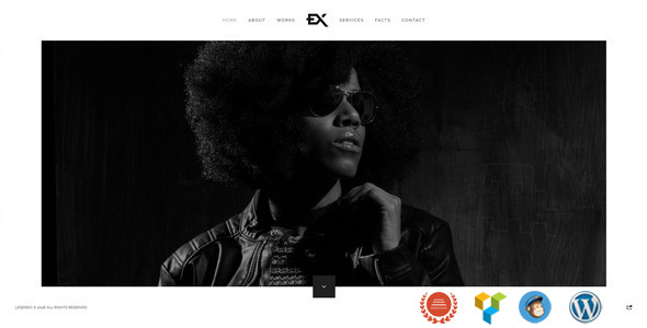 Legendo v1.2 - 一页组合 WordPress 主题