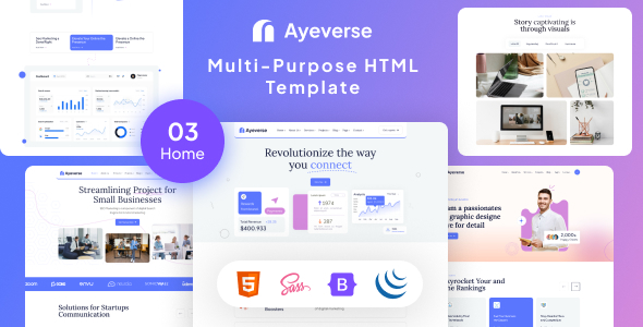 Ayeverse - Multipurpose HTML Template
